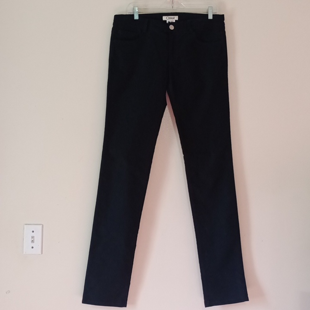 Chloe Black Pants slim Size 12